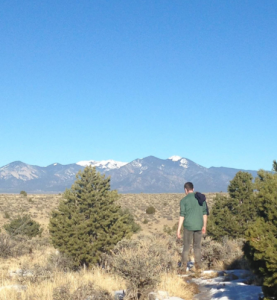 The author looks for the Rio Grande - Somewhere in New Mexico