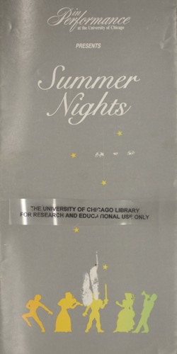 1986 summer nights flyer